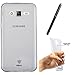 inKax Premium Ultra Thin Clear Back Cover Transparent TPU Case for Samsung Galaxy J5 J500 (Clear) + Touch Screen Stylus RS.349.00