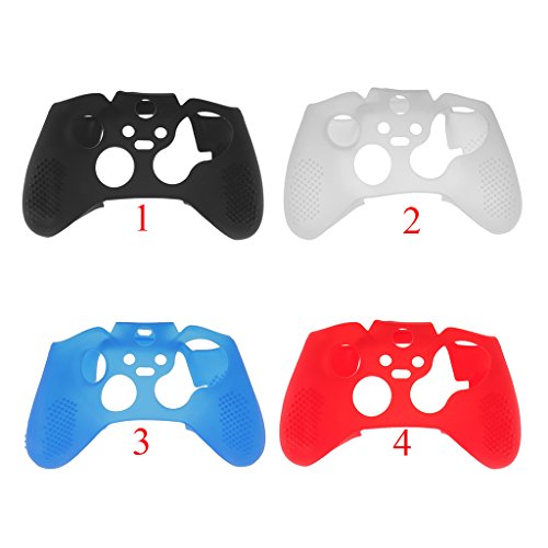 Generic Silikon Schutzhülle Vollständige Gehäuse Fall Reperatur Set für Xbox One Game-Controller – Schwarz - 4