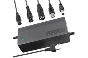 UURRPP 29.4v 5a Li-ION Chargeur de Batterie Multi-Plug Compatible avec Dream I-100 All-Star Super Ranger, Astro Turbo sypher Adaptateur Secteur powerfast 24V 7s