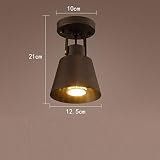 Toma E27 [1 * E27 máximo 60 W] | Voltaje: 220V-240V; Tamaño: ø12.5 cm * Altura 21 cm;