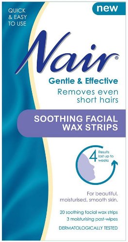 Nair Soothing Facial Wax Strips (Gental & Effective)