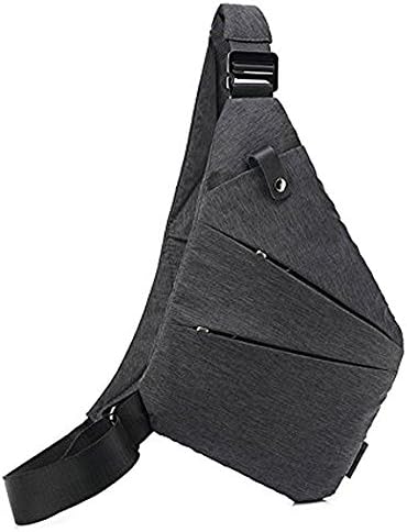 Sling Shoulder Bag Casual Lightweight Crossbody Backpacks ,Anti-theft bags,Invisible -Waterproof and Scratch Outdoor Travel Daypack for Women &amp;Men-Grey