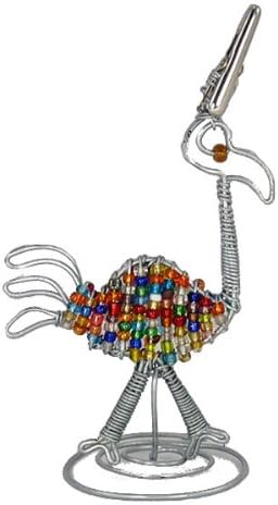 Business card retainer "Ostrich"