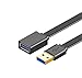 Produktbild x-super USB 3.0 Verlängerungskabel, x-super USB Typ A Verlängerungskabel, USB 3.0 männlich zu weiblich Verlängerungskabel 5 Gbps Datenübertragung und Aufladen