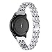 Produktbild 7Lucky Uhrenarmbänder 22mm Metall Kompatibel für Samsung Galaxy Watch,Kristall Edelstahl Armband Ersatz Armband Fitness Sportarmband für Samsung Galaxy Watch 46mm (E)