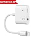 Produktbild Kopfhöreranschluss für iPhone XR-Adapter Kopfhörer Audio-Splitter und Ladeanschluss für iPhone X / XS max / 7/7 Plus / 8 / 8Plus Unterstützung für Musikwiedergabe und Ladehilfe