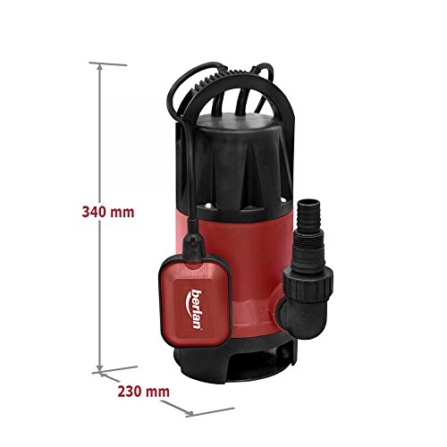 Berlan – Schmutzwasser Tauchpumpe 750 Watt / 12.500 L/h – BTP750 - 3