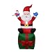 Produktbild Fulltime E-Gadget LED weihnachtsmann, Weihnachts-aufblasbare-Dekoration LED riesiges Kinder (Rot)
