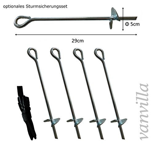 Trampolin in verschiedenen Grössen, inkl. Leiter, Regenschutz, Sicherheitsnetz, Gartentrampolin - 4