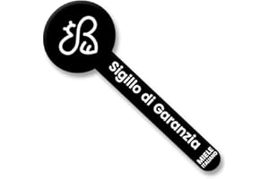 UGHETTO Sigillo di garanzia tondo piccolo adesivo “Miele Italiano” Nero | 1000 pezzi