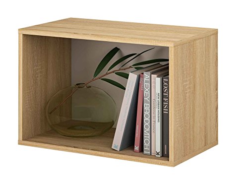 Samblo, Mizu, Mensola, Marrone (Marrone/Bianco), 40 x 60 x 33 cm