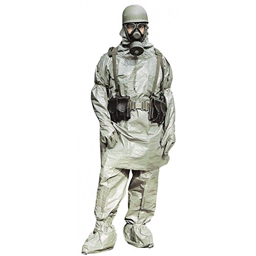 ABC tuta protettiva EUROLITE + maschera antigas integrale Selecta + NBC, filtro per protezione civile con caratteristiche Nato.
