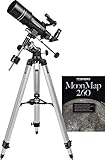 Explore los planetas y busque gemas brillantes del cielo profundo en la bóveda celeste con el compacto y económico Telescopio refractor ecuatorial Orion Observer 80ST