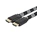 Produktbild 2-TECH HDMI Kabel 1,8 Meter - Textilummantelung, Goldkontakte und robustes Flachkabel