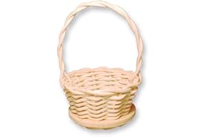 Zita's Creative Bastelset - Mini Körbchen mit Griff, Flechten, Korbflechten, Schilf Set, Peddigrohr, Flechtmaterial, Flechtset, Rattan