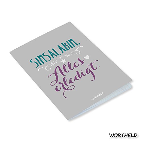 Preisvergleich Produktbild WORTHELD 43777 Notizheft »SIMSALABIM«