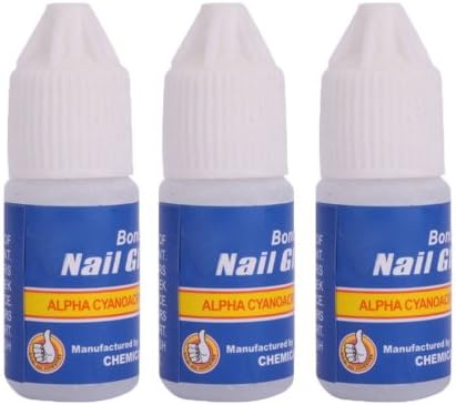 GOODBUYERS 1PCS 3g Acrylic Nail Art Glue For French False Tips Rhinestones Manicure Tools