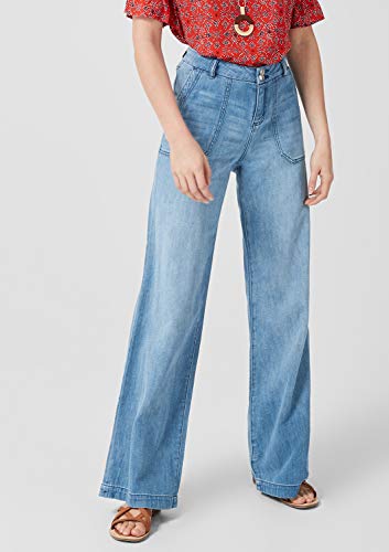s.Oliver Damen 14.904.71.5540 Bootcut Jeans, Blau (Blue Denim Non Stretch 53y4), 34 (Herstellergröße: 34/L32) - 
