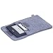 Produktbild MoKo Universal 6 Zoll Felt Sleeve Hülle - Tragbare Filz Schutzhülle Tasche für Tablets, Kobo Touch 2.0, Kobo Glo HD, Tolino Shine 2HD, Tolino Vision 3HD E-Book E-Reader, Verschluss mit Druckknopf, Hellgrau