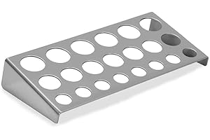 ‎PONGNAS Tattoo Ink Cup Holder Mit 23 Mulden, Tablet-Halter aus Edelstahl für Pigment Ink Cup Tattoo Supplies