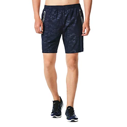 JiaMeng Hombre Deporte Secado Rápido Bañadores Hawaiian Trunks Quick Dry Playas para Practicar Surf en la Playa Natación Pantalón Corto Estampado