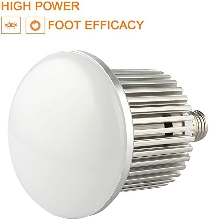B2ocled LED Bulb Light Mushroom Lamp E27 18W(100W Replacement) Cool White Light 5500K Annular Umbrella High Power Lamp