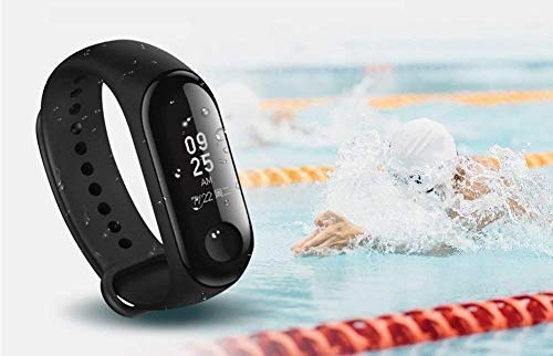 Lizzie M3 Band Bluetooth 4.0 Sweatproof Smart & Sleek Fitness Wristband with Heart Rate Monitor Tracker