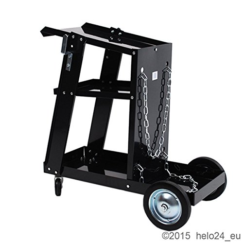 Preisvergleich Produktbild HELO mobiler Schweißwagen Gerätewagen für die Werkstatt - robuste Stahlblechkonstruktion