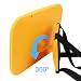 Deallink Baby Car Mirror Extra Large Rear View Yellow Mirror with A Massive Angle Range for Rear-facing Car Seat Fully Adjustable Anti-Wobble Criss-crossed Straps