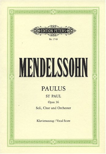 Download Paulus op. 36: Oratorium / Klavierauszug Download Paulus op. 36: Oratorium / Klavierauszug