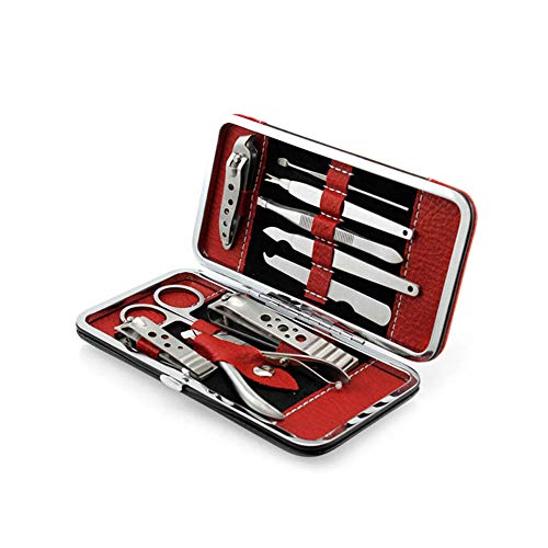 Preisvergleich Produktbild Dastrues 10 Stück / Pediküre-Set für Maniküre, Nagelreiniger, Nagelhautentferner, Werkzeugset von Aseo