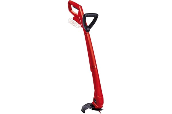 Einhell sladdlösa grästrimmern GE-CT 18/24 Li P-Solo Power X-Change (litiumjon, 18 V, 8 500 v/min, 24 cm klippbredd, extrahandtag, inkl. 20 plastknivar, utan batteri och laddare)