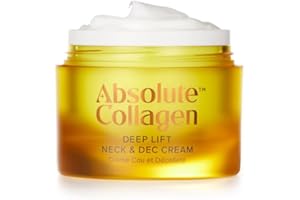 Absolute Collagen Deep Lift Neck & Decollete Cream 50ml - Collagen Boosting Anti-Ageing Formula - Visibly Reduces Appearance of Fine Lines and Wrinkles - Smoother, Firmer & Sculpted Skin