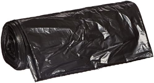 Aluf PlasticsRL-4047XH T-Tough Roll pack Low Density Repro Blend Star Seal Coreless Rolls Bag, 45 Gallon Capacity, 46" Length x 40" Width, XH Strength, Black (Pack of 100)