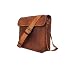 pranjals house genuine leather half flap 15 inch laptop leather satchel messenger bag for men &women RS.1849.00