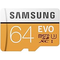 Samsung EVO - Tarjeta de Memoria microSD DE 64 GB, Clase 10, UHS-I, con Adaptador SD