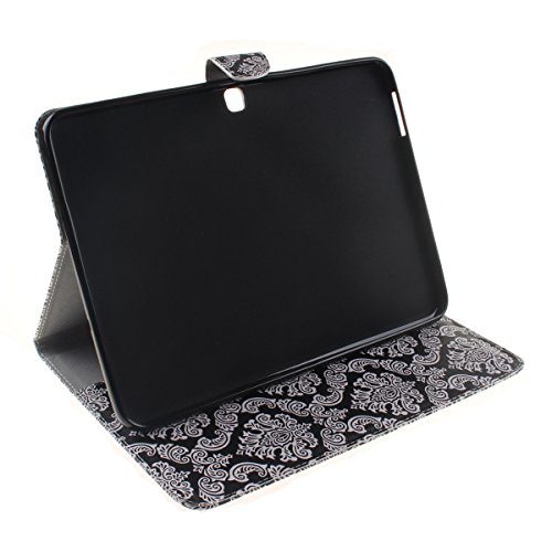 Samsung Galaxy Tab 4 10.1 Hülle,Samsung Galaxy Tab 4 10.1 SM-T530 Hardcase,Ekakashop Luxus Bunt Totem-Blume Muster Design Flip Painted PU Ledertasche Hülle im Bookstyle Folio Cover hüllen Schutzhülle Magnetic Protection Protective Handyhülle mit für Samsung Galaxy Tab 4 10.1 Hülle SM-T530 SM-T535 Tablet + 1x Kostenlos Ständer (Farbe zufällig) - 7