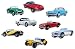 Produktbild Kühlschrankmagnete Auto Magnete für Magnettafel Kinder stark 8er Set Nostalgie mit Motiv Englische Sportwagen