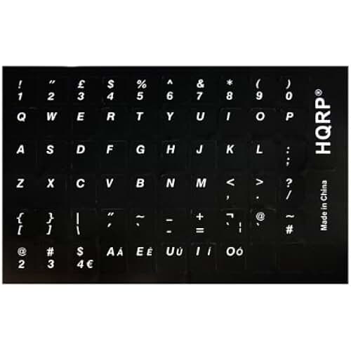 Amazon.co.uk adhesive keyboard letters
