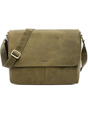 LEABAGS Hobart Umhängetasche aus echtem Büffel-Leder im Vintage Look