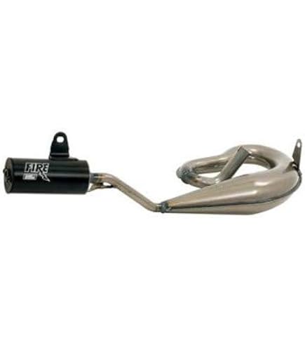 Marmitta Giannelli Per Yamaha TZ 125 R '82/'01 | Vernice Trasparente E Silenziatore In Alluminio