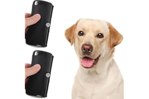 ANGLINK Pfotenmond Fellwunder Bürste - Professionelle Fellpflege für Hunde & Katzen mit Komfortgriff - 2er Set für Effektive Unterwollentfernung