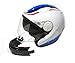Produktbild Helm Moto Jet Doppel Zulassung und integrale mit Haube aus Fiberglas und Doppel Visier zugelassen in Italien ECE 22.05 E3 Mod. PJ Evo 08 Replica BMW GS XXL - 60CM Bianco