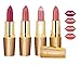 RythmX Creamy Matte Professional Lipsticks Combo Gold (Coral, Nude, Nude, Nude) Set of 4 (4 Grams /Pc) RS.415.00