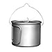Price comparison product image LeKing--Pure titanium hanging pot folding handle, travel camping pot, light instant noodle single pot 900m