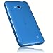 Produktbild mumbi Schutzhülle Microsoft Lumia 640 Hülle transparent blau