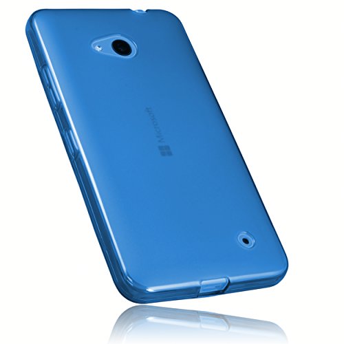 Preisvergleich Produktbild mumbi Schutzhülle Microsoft Lumia 640 Hülle transparent blau
