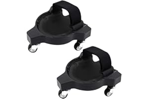 Y-NUT KneeBlades Genouillères roulantes avec roues pour chantier de chantier,GenouillèRes Roulantes, Coulissante Multifonctionnelle,Genouillèe pour la Peinture/RéParation et Entretien Automobiles(Noir)