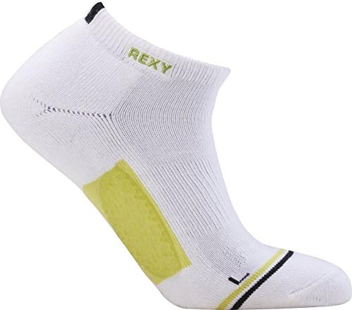 REXY Men's Ankle Atheltic Performance Nonslip Socks 10-11 White