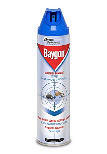 Preisvergleich Produktbild Insektenschutz Insetticida Per Mosche E Zanzare Baygon Plus 400 Ml